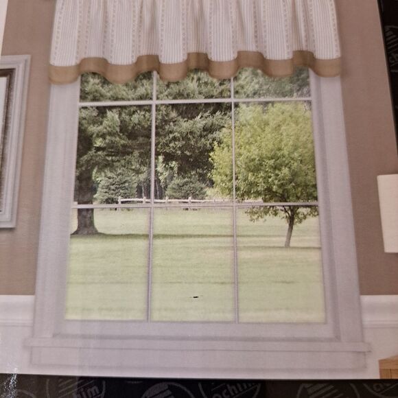 The Westport Decorative Valance Contains One Valance 58" X 14" New in Package - Picture 3 of 11